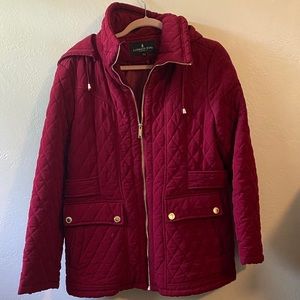 London Fog Quilted Coat, EUC